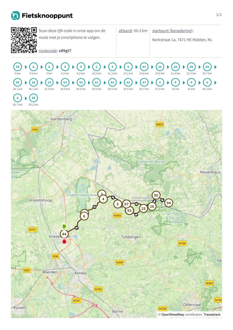 Routekaart 3 augustus 2026